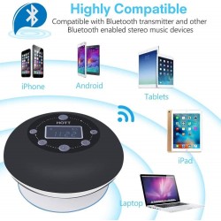 Bluetooth - wireless - portable - shower speaker - waterproof - with microphone - FM - LCD displayBluetooth speakers