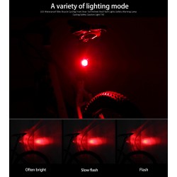 LED bicycle lamp - safety warning light - waterproofLights