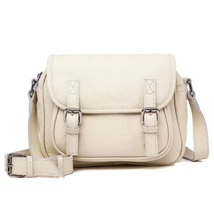 Elegant shoulder bag - genuine leatherBags