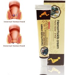 Hemorrhoids natural ointment - sterilize cream - internal / external therapy - 3 piecesSkin
