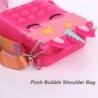 Push bubble shoulder bag - silicone small purse - unicornBags