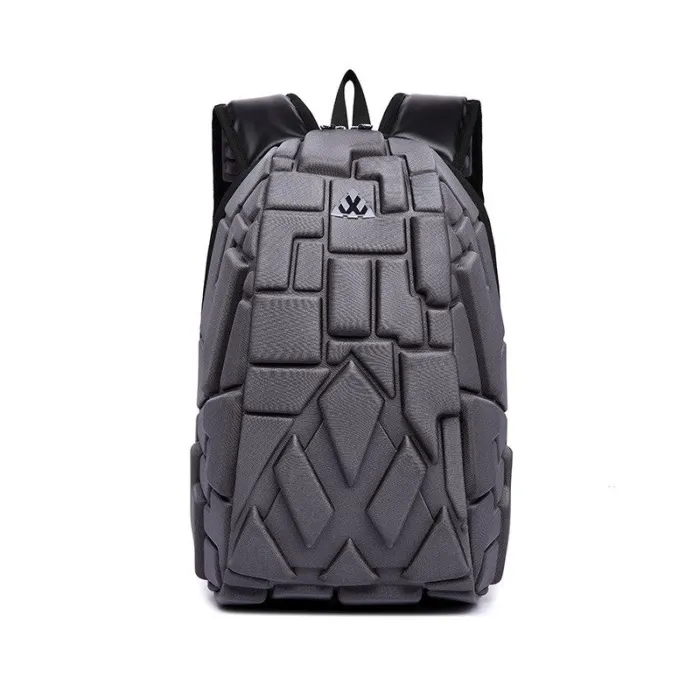 Fashionable backpack - laptop bag - waterproof - USB charging port - carving designBackpacks
