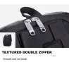 Fashionable backpack - laptop bag - waterproof - USB charging port - carving designBackpacks