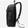 Fashionable leather backpack - 15.6 inch laptop bag - earphone hole - waterproofBackpacks