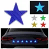 Star shape sticker - reflective - self adhesive - for car / motorcycle / fabricStickers