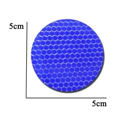 Round reflective sticker - self adhesive - for car / motorcycle / bicycle / fabricStickers