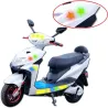 Round reflective sticker - self adhesive - for car / motorcycle / bicycle / fabricStickers