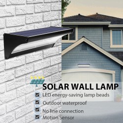 Outdoor solar LED light - waterproof wall lamp - with motion sensorSolar lighting