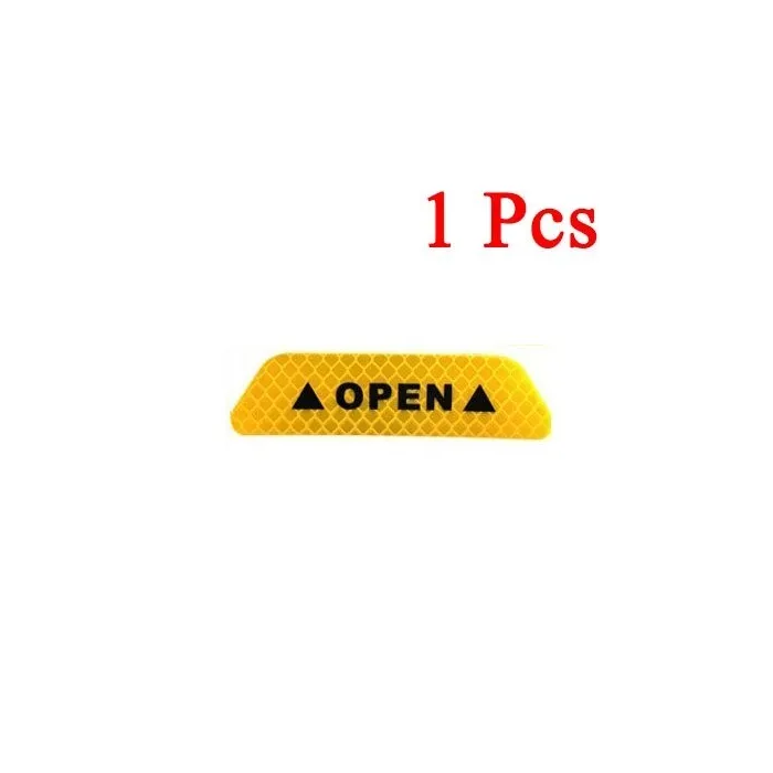 Reflective car sticker - inner door - safety / warning - self adhesive - waterproof - OPENStickers