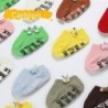 Baby cotton socks - non-slip - printed lettering - cartoon decorationClothes