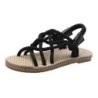 Traditional flat sandals - trendy braided ropeSandals