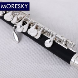 MORESKY - mini piccolo - C-Key flute - cupronickel - silver plated - with caseMusical Instruments