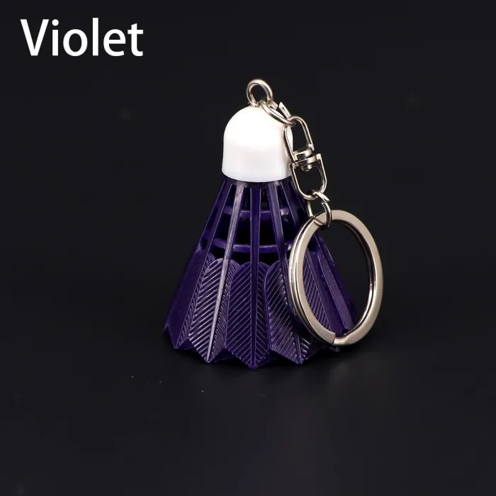 Mini badminton shuttlecock - keychainKeyrings