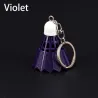 Mini badminton shuttlecock - keychainKeyrings