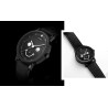 SINOBI - stylish quartz watch - leather strap - smile face designWatches