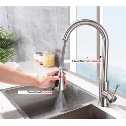 Kitchen pull-out faucet - water sprayer - adjustable nozzleKitchen faucets