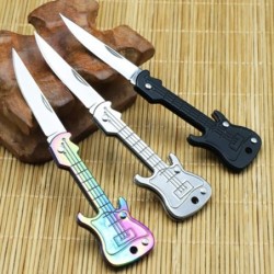Mini pocket knife - foldable - guitar shape - stainless steelKnives & Multitools