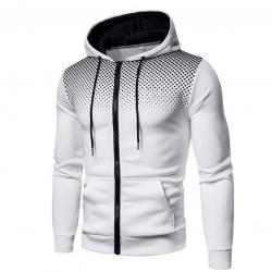 3D printing - hooded sweatshirt - long sleeve - zipperHoodies & Sweatshirt