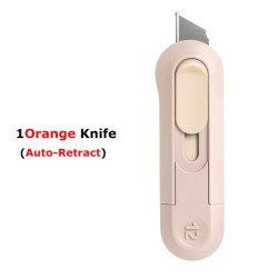 Mini foldable knife - auto-retract blade - scalpelKnives & Multitools