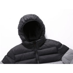 Down warm jacket - with hood - windproof - slim fitJackets