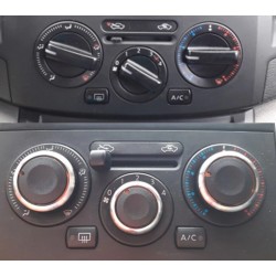 Air conditioning heat control switch - knobs - for Nissan Tiida NV200 Livina Geniss - 3 piecesStyling parts