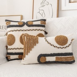 Exclusive cushion cover - cotton embroidery - Moroccan Boho styleCushion covers