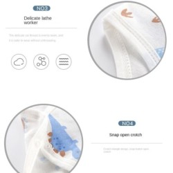 Baby sleeveless romper - cotton vest - cartoon printClothes