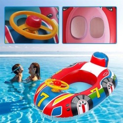Inflatable float seat - swimming toy - car shapedSwimming