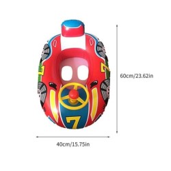 Inflatable float seat - swimming toy - car shapedSwimming
