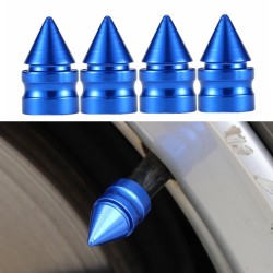 Universal tire valves - aluminum caps - short spike - 4 piecesWheel parts