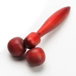 Eye / face / body massager - wooden rollerMassage