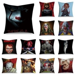 Decorative cushion cover - Halloween / horror / Annabelle printed - 45 cm * 45cmCushion covers