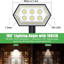 Solar powered light - landscape spotlights - 4 lighting modes - 108 LED - IP65 waterproofSolar lighting