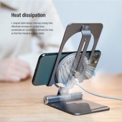 15W - wireless fast charger - stand - foldable phone holder - for iPhone - Samsung - Huawei - XiaomiHolders
