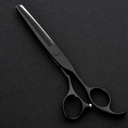 Professional hairdresser scissors set - Japanese 440 steel - 6 inch - Black Edition - hair scissors - thinning scissorsScissors