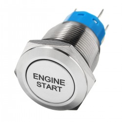 12V - 19mm - metal switch - LED - on-off engine start - ignition push button switchSwitches