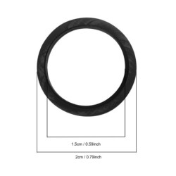 Replacement silicone rubber - seal ring - for Nespresso machine capsules pods - 20mm - 50 pieces 20mmCoffee filters