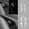 Car door open button exit sticker - for Tesla Model 3 - 8 piecesStickers