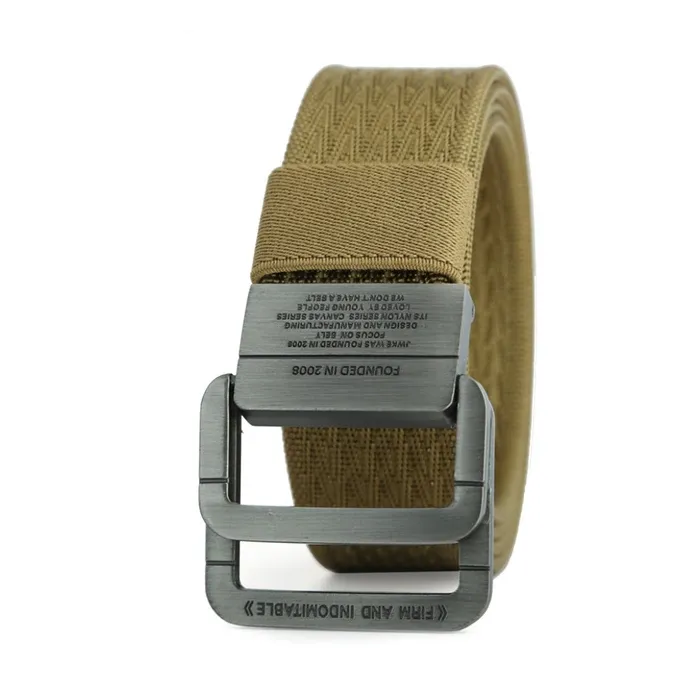Tactical canvas belt - double buckleBelts