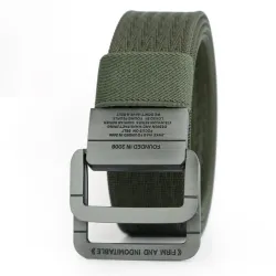 Tactical canvas belt - double buckleBelts