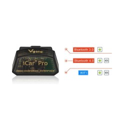 Vgate iCar Pro OBD2 scanner - Bluetooth / WIFI for Android/IOS car diagnostic tool ELM327 V2.1Diagnosis