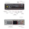 Digital car radio - 1 DIN - voice assistant - Bluetooth - AUX - FMDin 1