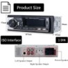 1DIN car radio - Bluetooth - remote control - USB - TF - 60Wx4 - 12VDin 1