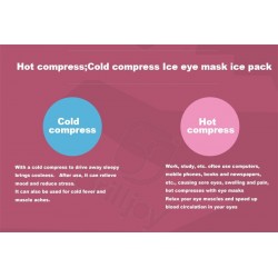 Gel eye-mask - cooling & antipyretics therapy - hot & cold sleeping maskSleeping masks