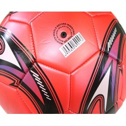 Professional soccer ball - leather - red - size 5Balls