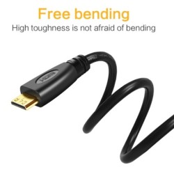 Mini HDMI to HDMI cable - 1080P - high speed - gold plated connectorCables