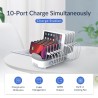 ORICO - 10 ports USB charger - docking station - with holder - 120W 5V2.4A*10Holders