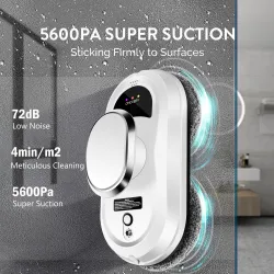 Electric window cleaner - vacuum robot - with remote controlRobot vacuum cleaner