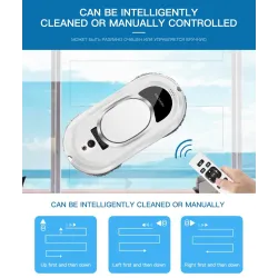 Electric window cleaner - vacuum robot - with remote controlRobot vacuum cleaner