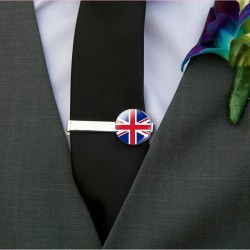 Tie clip with national flags - 30 countriesBows & ties